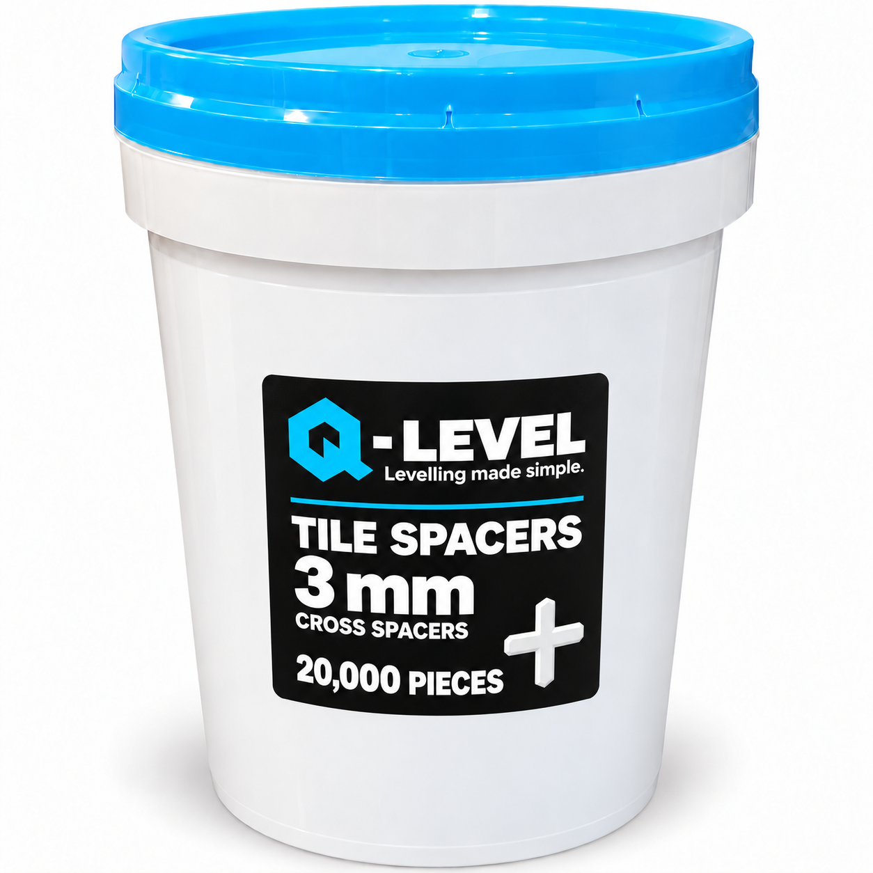 3 mm cross-spacer bucket, 20,000 pieces.