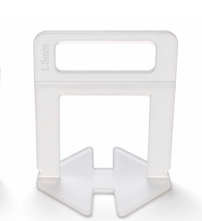 Stone levelling clip, marked 1.5 mm